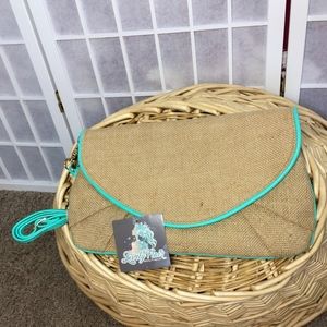 Mint & Burlap Clutch Crossbody Purse